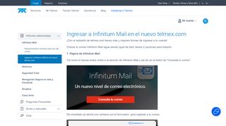 Ingresar a Infinitum Mail - Telmex