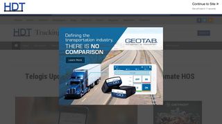 Telogis Updates WorkPlan App to Further Automate HOS - Drivers ...