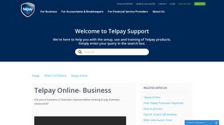 Telpay Online- Business – Telpay