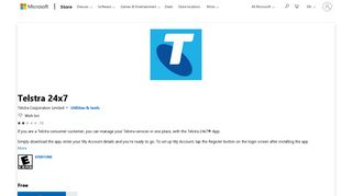 Get Telstra 24x7 - Microsoft Store