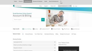 Telstra Business - Account & Billing - Support