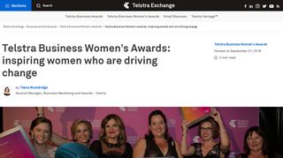 2019 Telstra Business Women's Awards: inspiring women who are ...