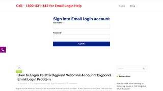 How to Login Telstra Bigpond Webmail Account? Bigpond Email ...