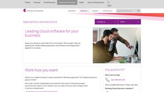 Cloud Applications and Cloud Solutions - Telstra