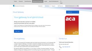 Cloud Gateway - Simply & Securely Connect to Multiple Cloud - Telstra