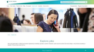 Explore Jobs - Job Opportunities | Explore Jobs | Telstra Careers ...