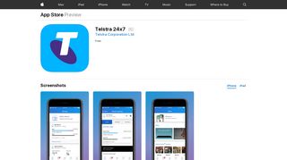 Telstra 24x7 on the App Store - iTunes - Apple