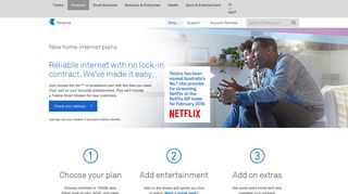 Telstra Home Internet Online Offer Starting at $69/month