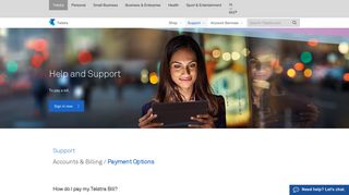 Telstra - How do I pay my bill online? - Support