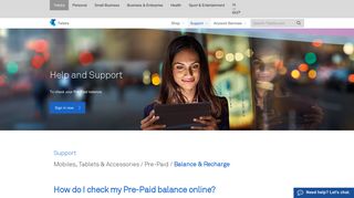 Telstra - How do I check the balance of my Pre-Paid service? - Support