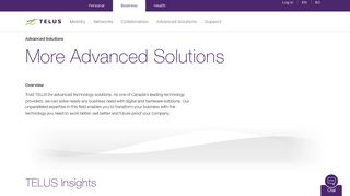 More Advanced Solutions - Telus