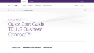Quick Start Guide TELUS Business Connect | Help | TELUS Business