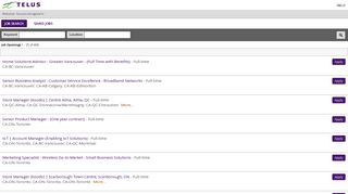 Telus - Job Search