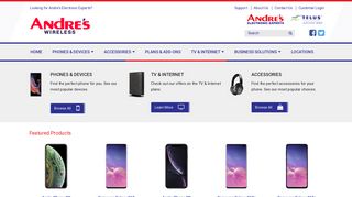 Andre's Wireless - TELUS Smartphones, TV, Internet, & Business ...
