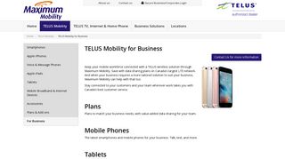 TELUS Mobility for Business - Maximum Mobility