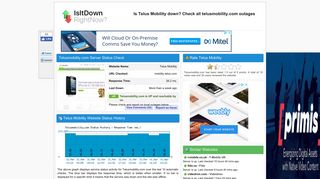 Telusmobility.com - Is Telus Mobility Down Right Now?