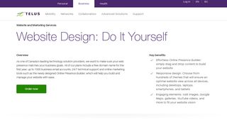 Website Design: Do It Yourself - Telus