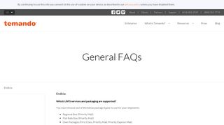 General FAQs | Temando