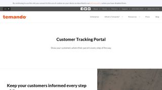 Customer Tracking Portal | Temando