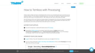 How to Get Started with Temboo for Processing