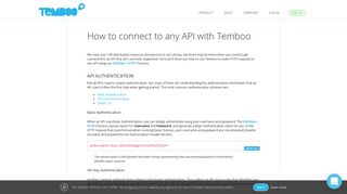 How to Connect to Any API with Temboo