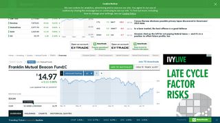 TEMEX Fund - Franklin Mutual Beacon Fund;C Overview - MarketWatch