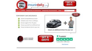 Insure Daily: Temporary Car Insurance & Short Term Van Insurance