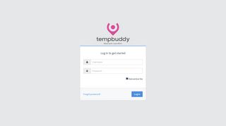 Log in to get started - TempBuddy