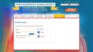 Account Log In | Tempe Elementary School District No3