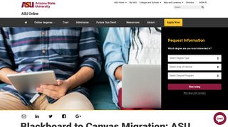 Blackboard to Canvas Migration: ASU Online Student Q&A