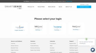 Dashboard Login | SmartSense