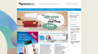 Hitachi Heat Pumps and Temperzone Air Conditioning