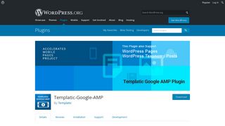 Templatic-Google-AMP | WordPress.org