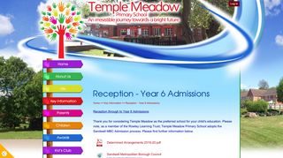 Reception - Year 6 Admissions | Temple Meadow Primary School