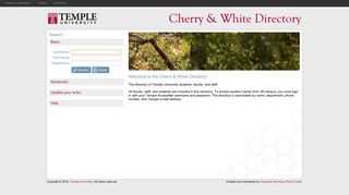 Cherry & White Directory | Temple University