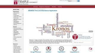 kronostimeattendance - Temple University