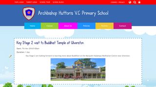 Archbishop Hutton's V.C Primary School: Key Stage 2 visit to Buddhist ...
