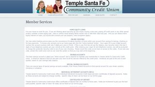 tsf-credit-union | Member Services - Temple Santa Fe Credit Union