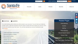 Online Banking - Santa Fe Federal Credit Union
