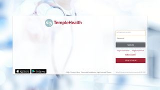 Terms and Conditions - myTempleHealth