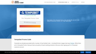 Tempobet Promo Code 2019 | Bookmaker Review & Sports Betting