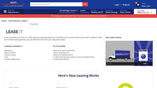 Store Services - Lease IT - Sears Hometown