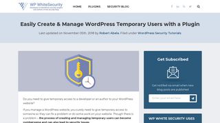 Easily Manage Temporary WordPress Logins with a Plugin