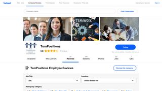 Working at TemPositions: 69 Reviews | Indeed.com