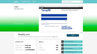 tempre.co.uk - Login - Tempre - Sur.ly