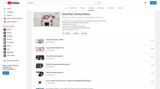 TempTribe Training Videos - YouTube