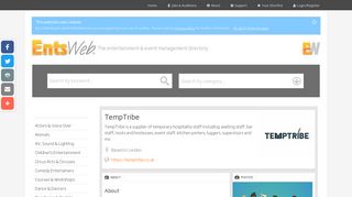 TempTribe based in London | EntsWeb