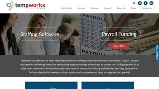 Recruiting and Staffing Software - Payroll Funding - TempWorks