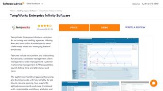 TempWorks Enterprise Infinity Software - 2019 Reviews