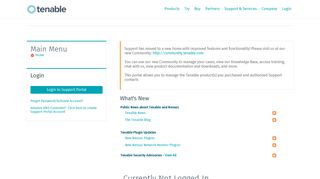 Tenable Customer Support Portal
